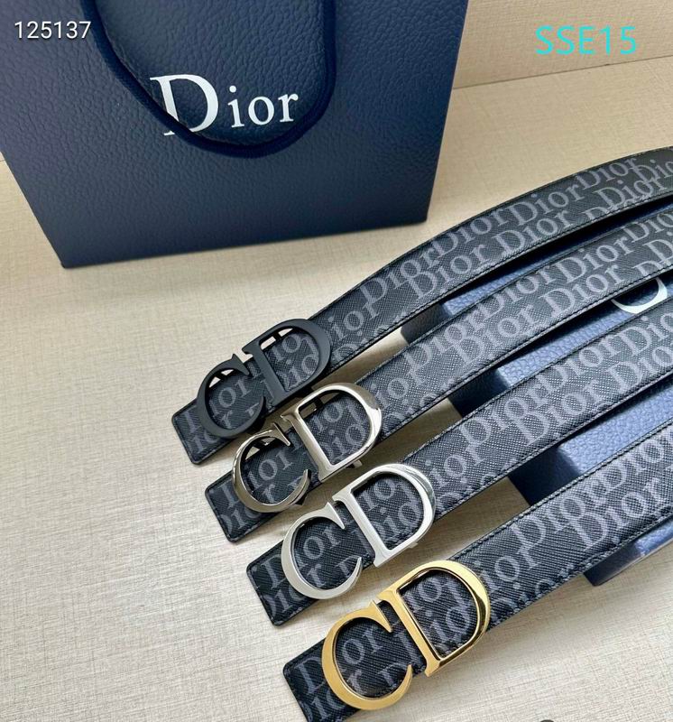 Dior belt 35mmX95-125cm XH04
